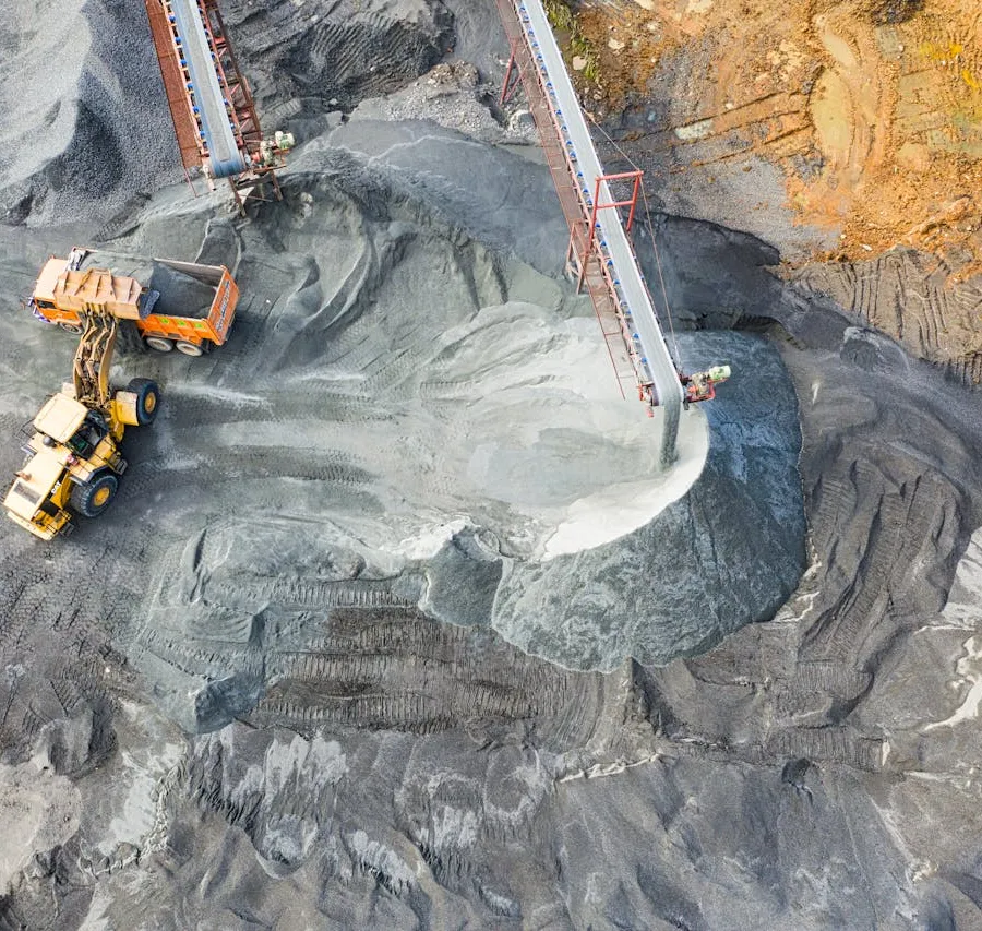 Mining and manufacturing operations